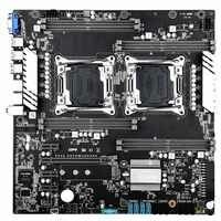 Материнская плата JINGSHA X99 Dual LGA2011v3/v4 - ATX USB3.0 SATA3 PCI-E NVME M.2 SSD DDR4